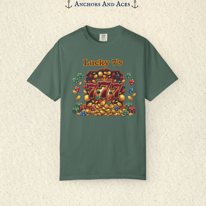 Lucky 777s | Vintage Jackpot Graphic Tee