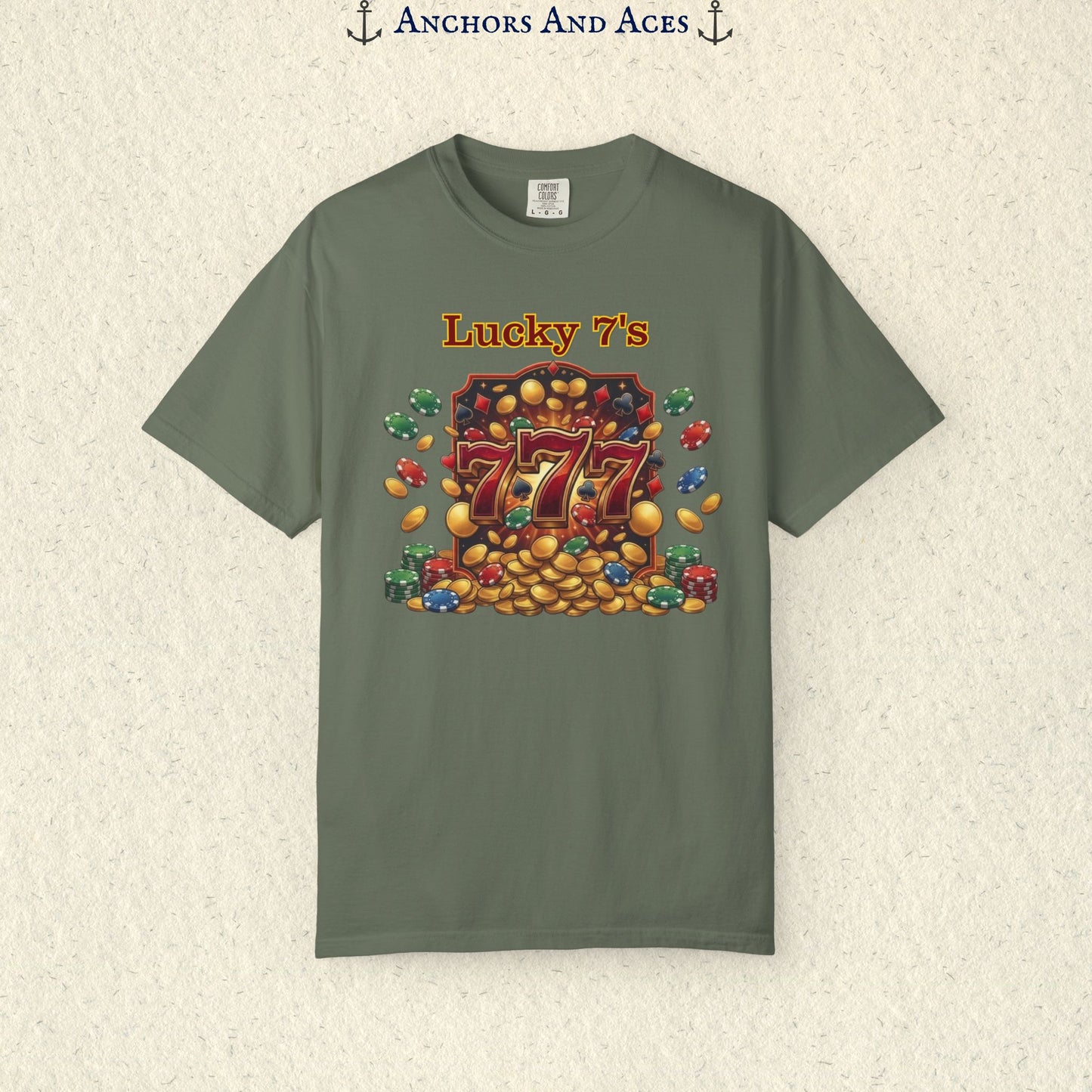 Lucky 777s | Vintage Jackpot Graphic Tee