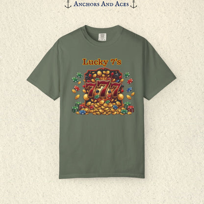 Lucky 777s | Vintage Jackpot Graphic Tee