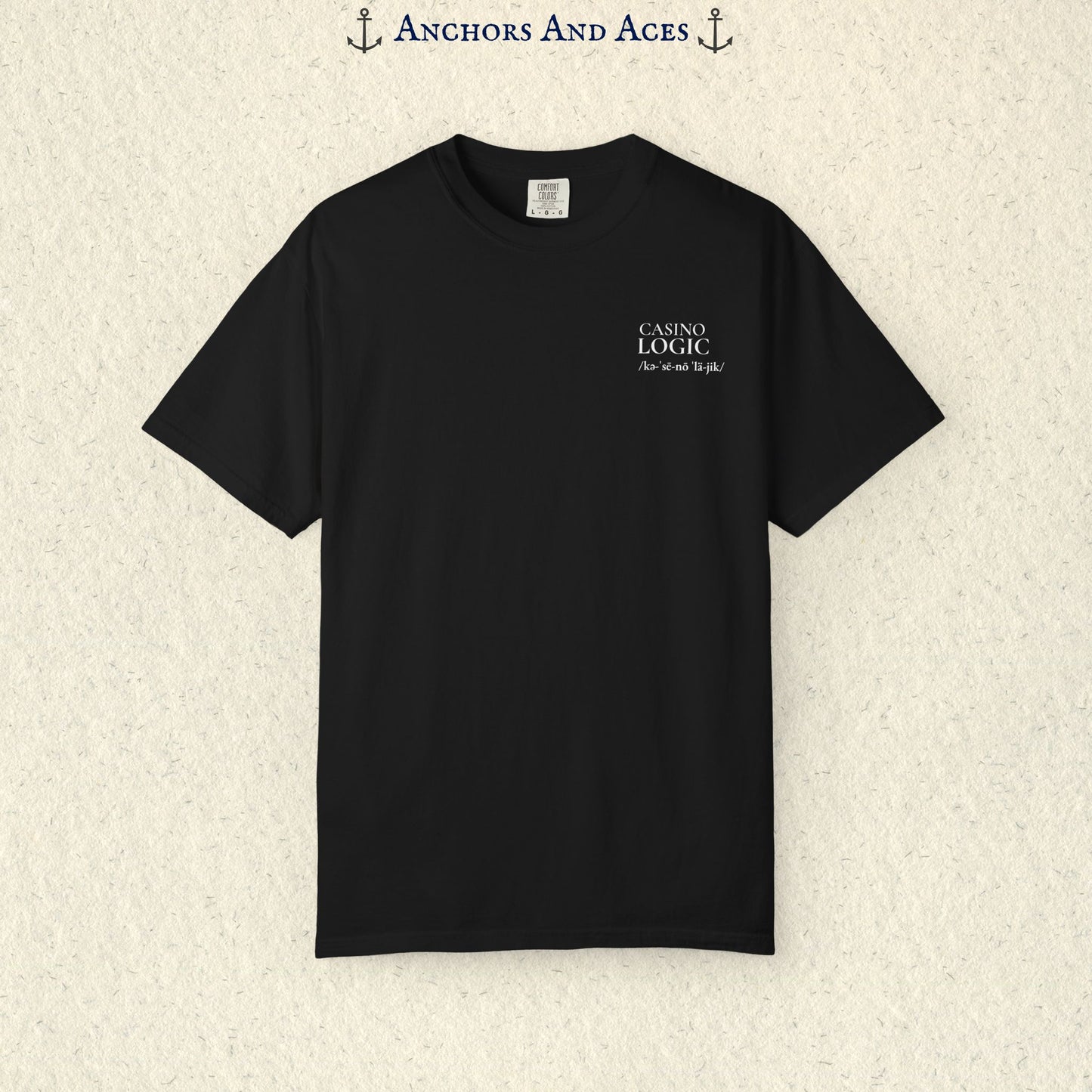 Funny Gambling Shirt | No Clocks| Casino Logic™