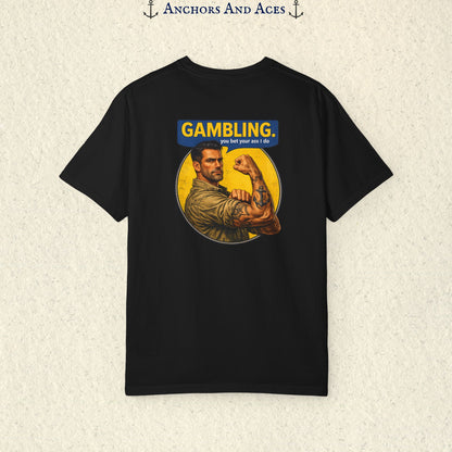 Strongman Inspired | Funny Gambling Graphic Tee (Back Print)