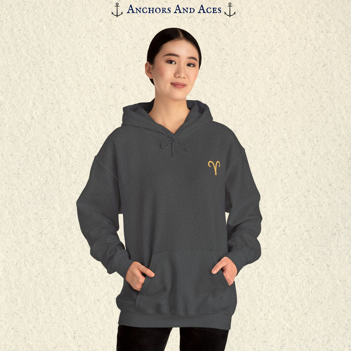 Aries Zodiac Hoodie | Celestial Seas Zodiac Hoodie Collection
