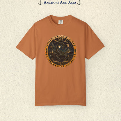 Scorpio Zodiac Shirt | Celestial Seas – Depths of Mystery
