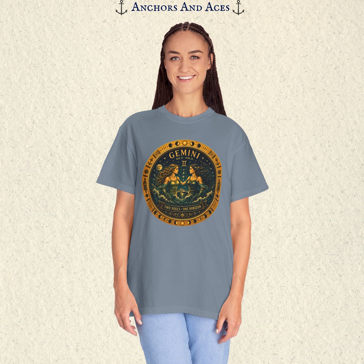 Gemini Zodiac Shirt | Gemini - Two Souls • One Horizon