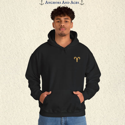 Aries Zodiac Hoodie | Celestial Seas Zodiac Hoodie Collection