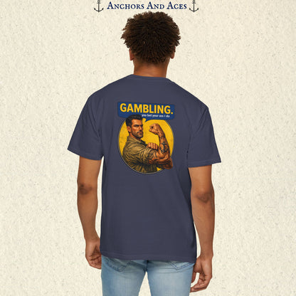Strongman Inspired | Funny Gambling Graphic Tee (Back Print)