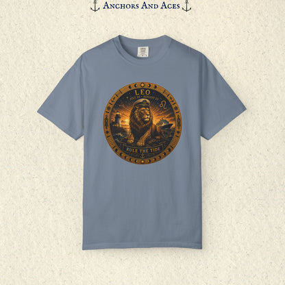 Leo Zodiac Shirt | Celestial Seas - Rule the Tide