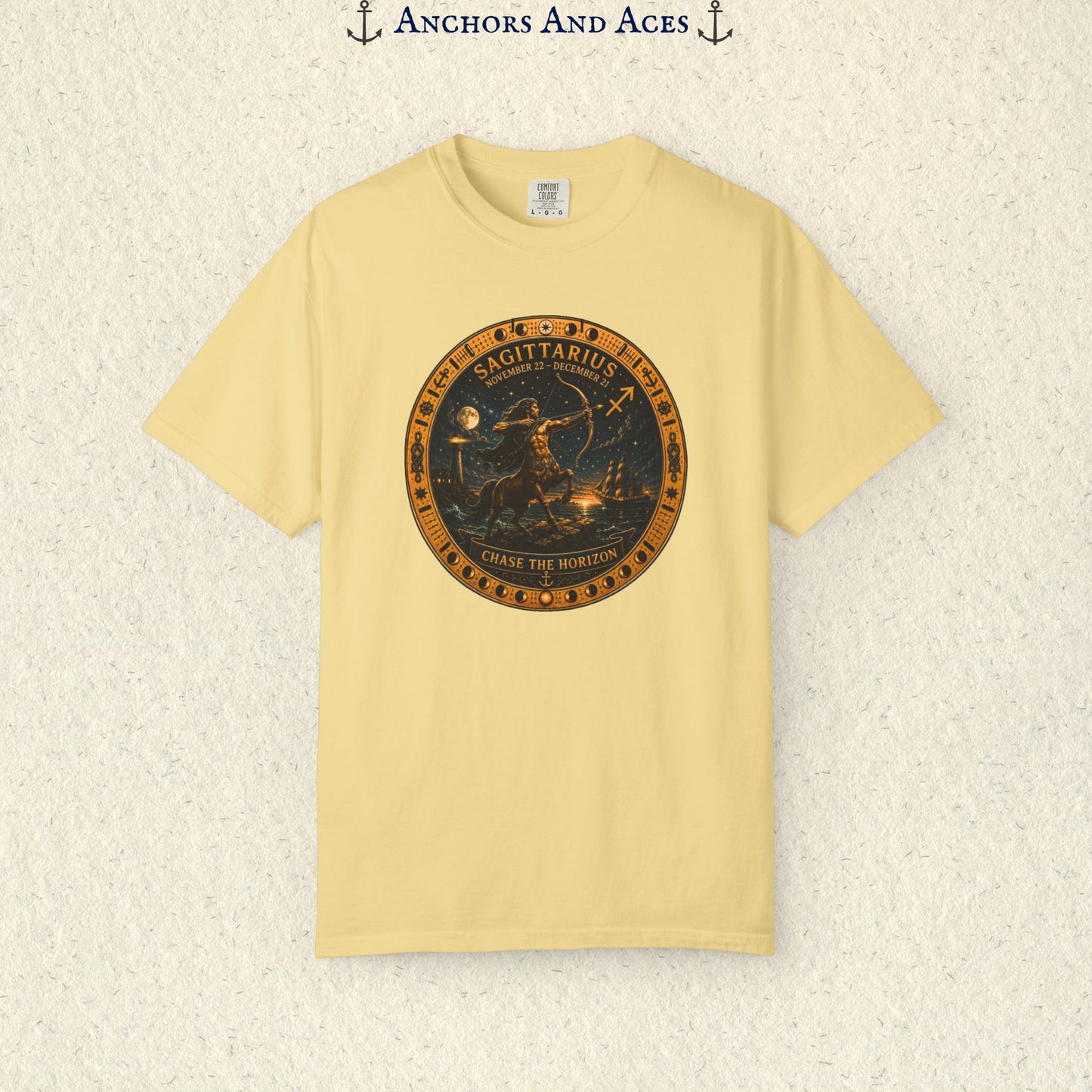 Sagittarius Zodiac Shirt | Celestial Seas – Chase The Horizon