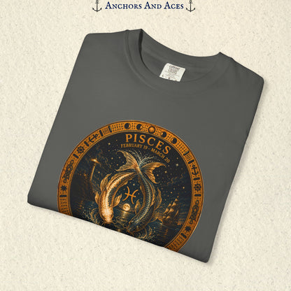 Pisces Zodiac Shirt | Celestial Seas - Drifting With The Tide