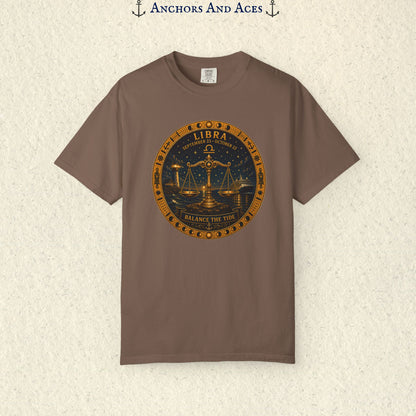 Libra Zodiac Shirt | Celestial Seas – Balance The Tide