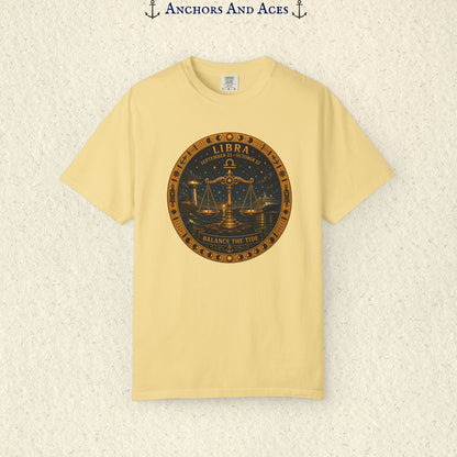 Libra Zodiac Shirt | Celestial Seas – Balance The Tide