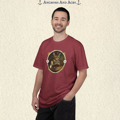 Vintage Poker Cat Shirt | Funny Casino Cat Graphic Tee