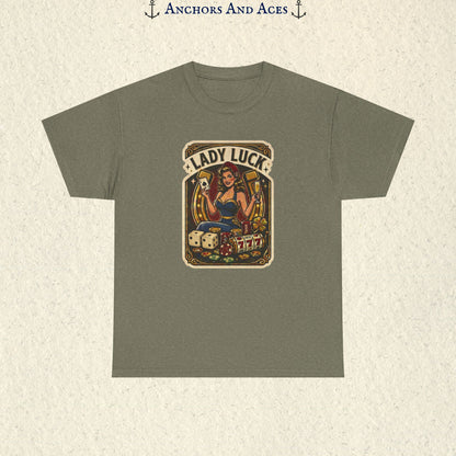 Lady Luck | Vintage Casino Graphic Tee