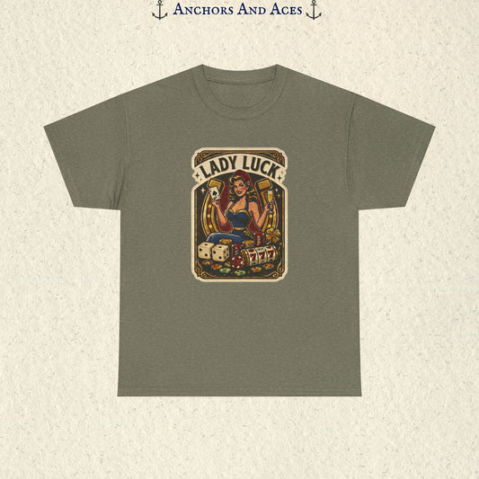 Lady Luck | Vintage Casino Graphic Tee