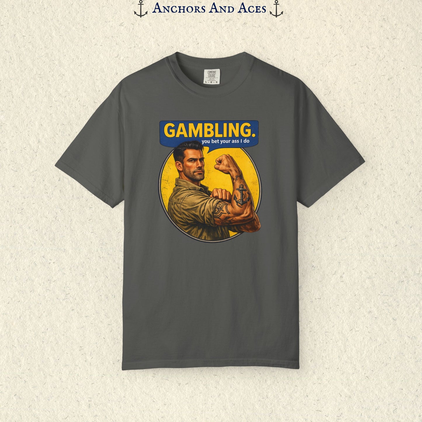 Strongman Inspired | Funny Gambling Graphic Tee