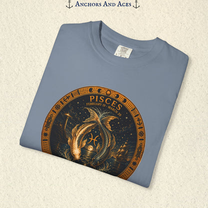 Pisces Zodiac Shirt | Celestial Seas - Drifting With The Tide