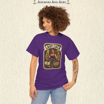 Lady Luck | Vintage Casino Graphic Tee