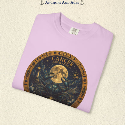 Cancer Zodiac Shirt | Celestial Seas- Guided by the Moon