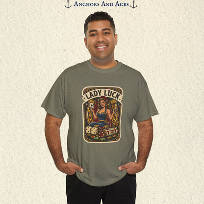Lady Luck | Vintage Casino Graphic Tee