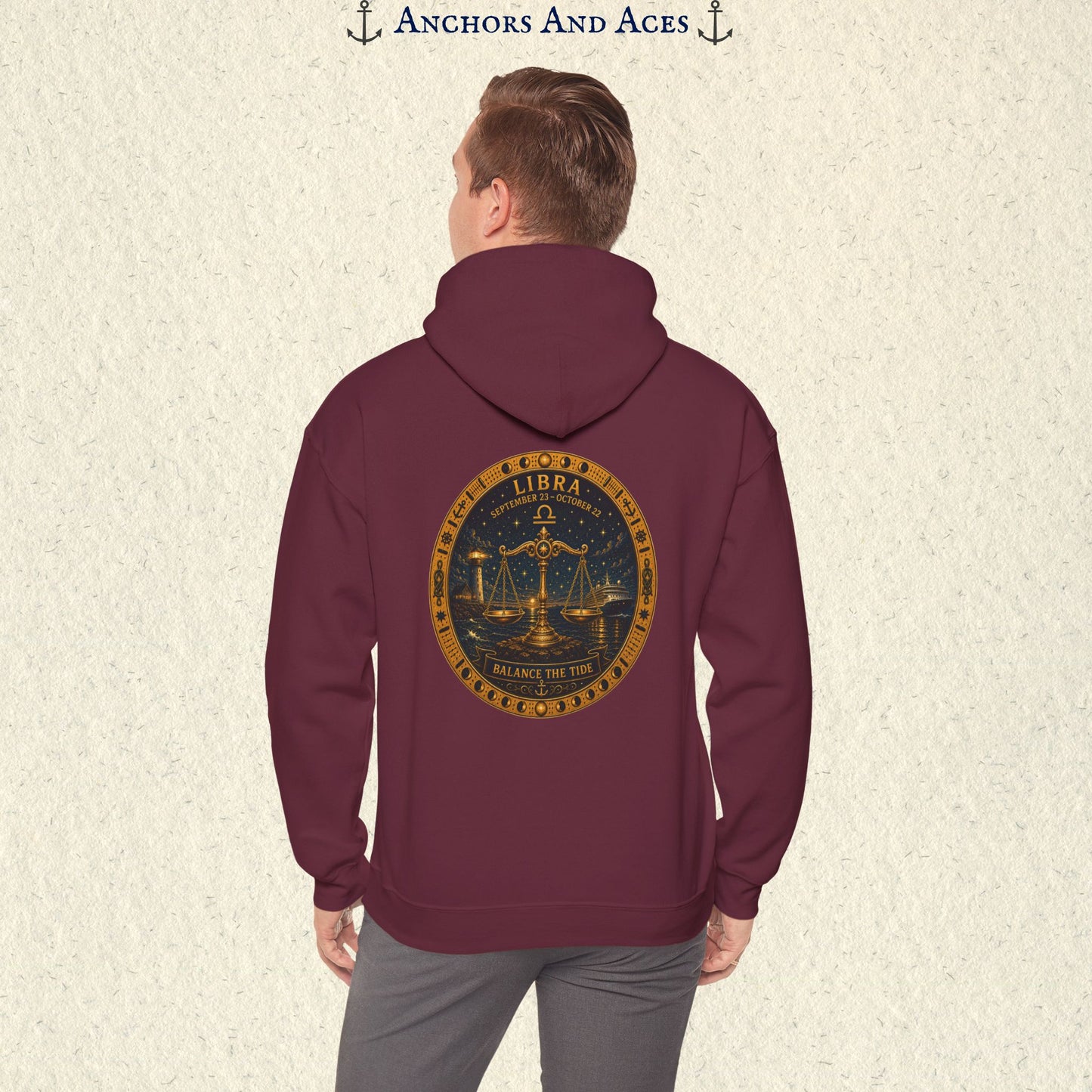 Libra Zodiac Hoodie | Celestial Seas Zodiac Hoodie Collection