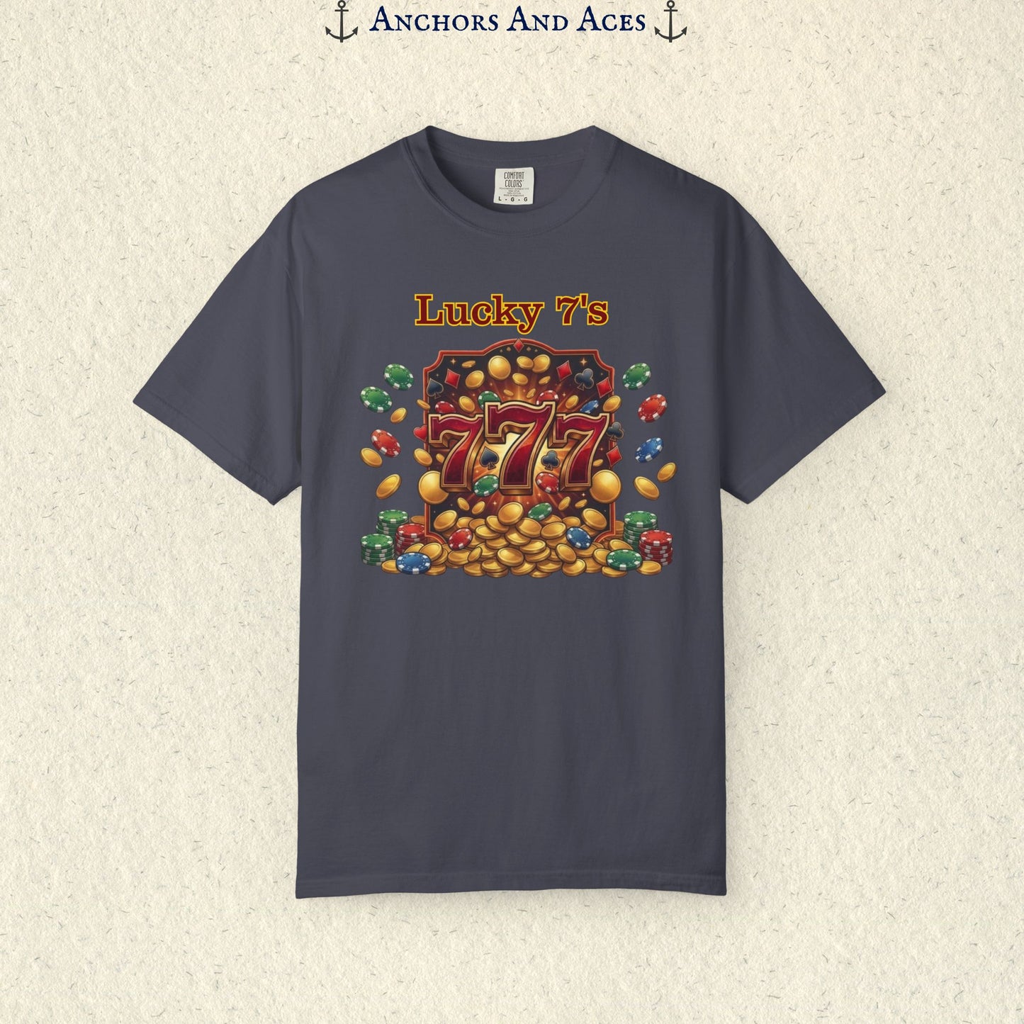 Lucky 777s | Vintage Jackpot Graphic Tee