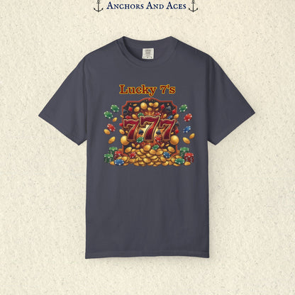 Lucky 777s | Vintage Jackpot Graphic Tee