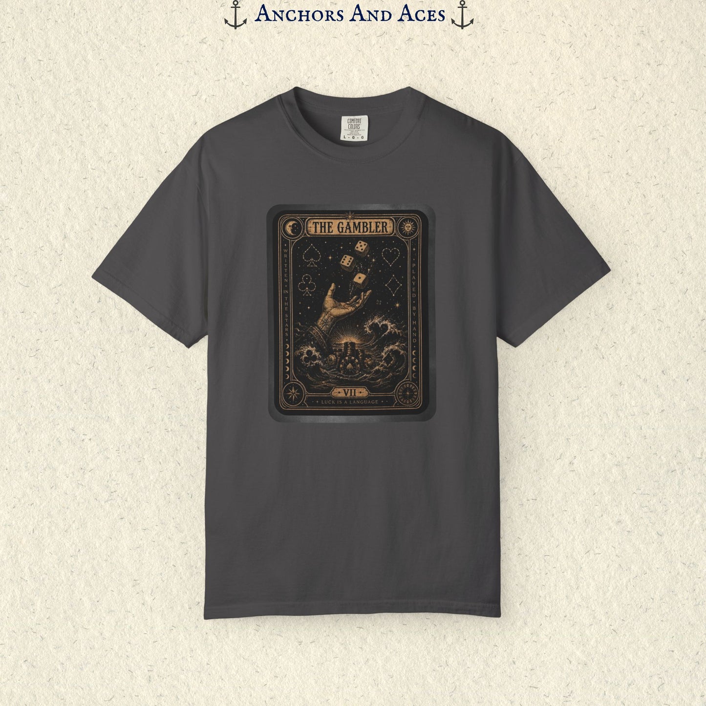 The Gambler Tarot Card Shirt | Vintage Casino Graphic Tee