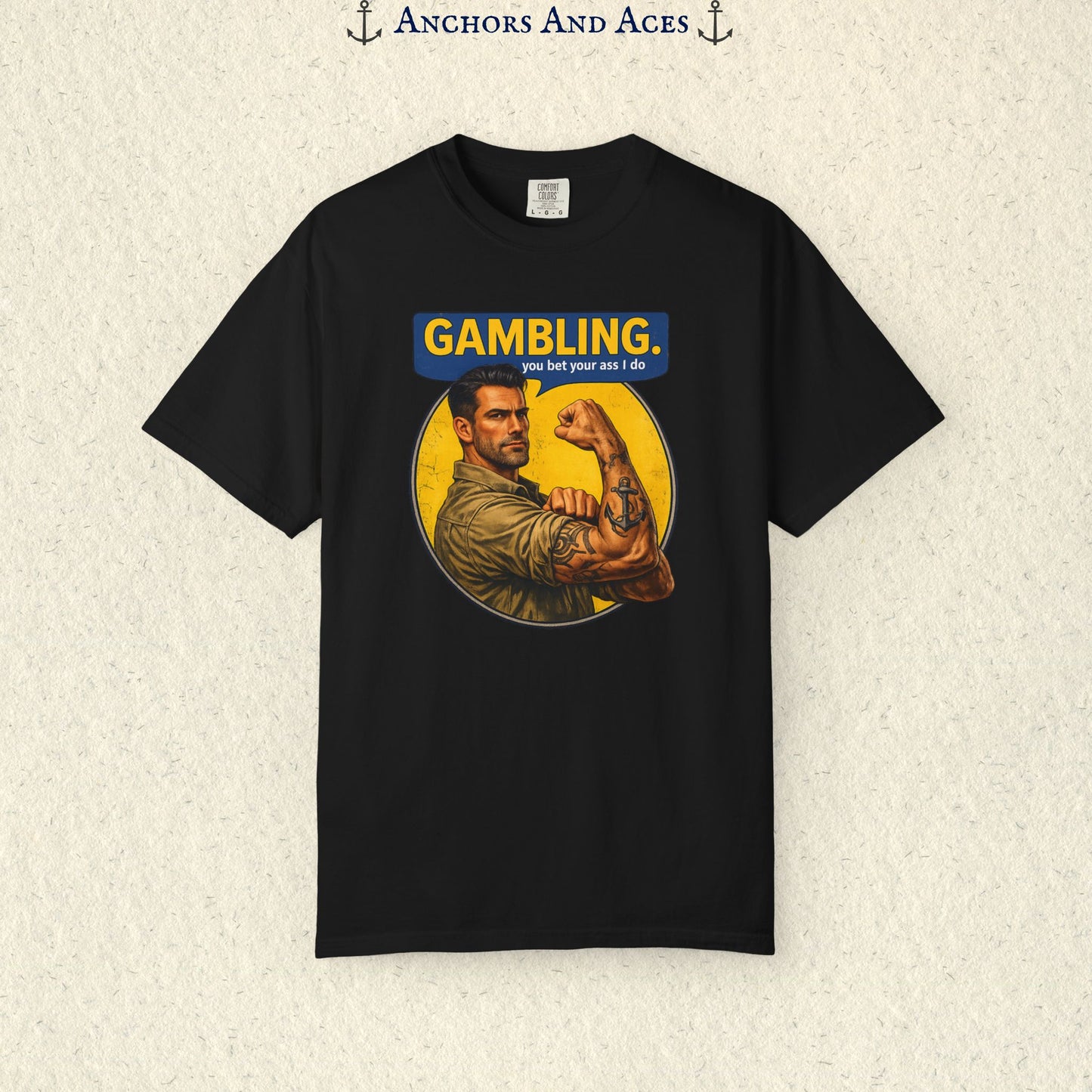 Strongman Inspired | Funny Gambling Graphic Tee