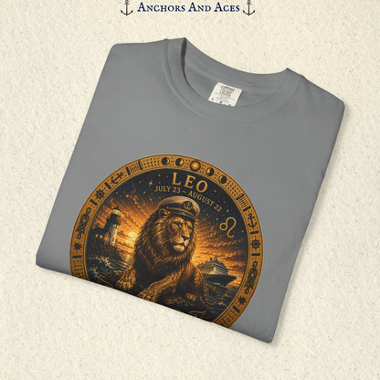 Leo Zodiac Shirt | Celestial Seas - Rule the Tide