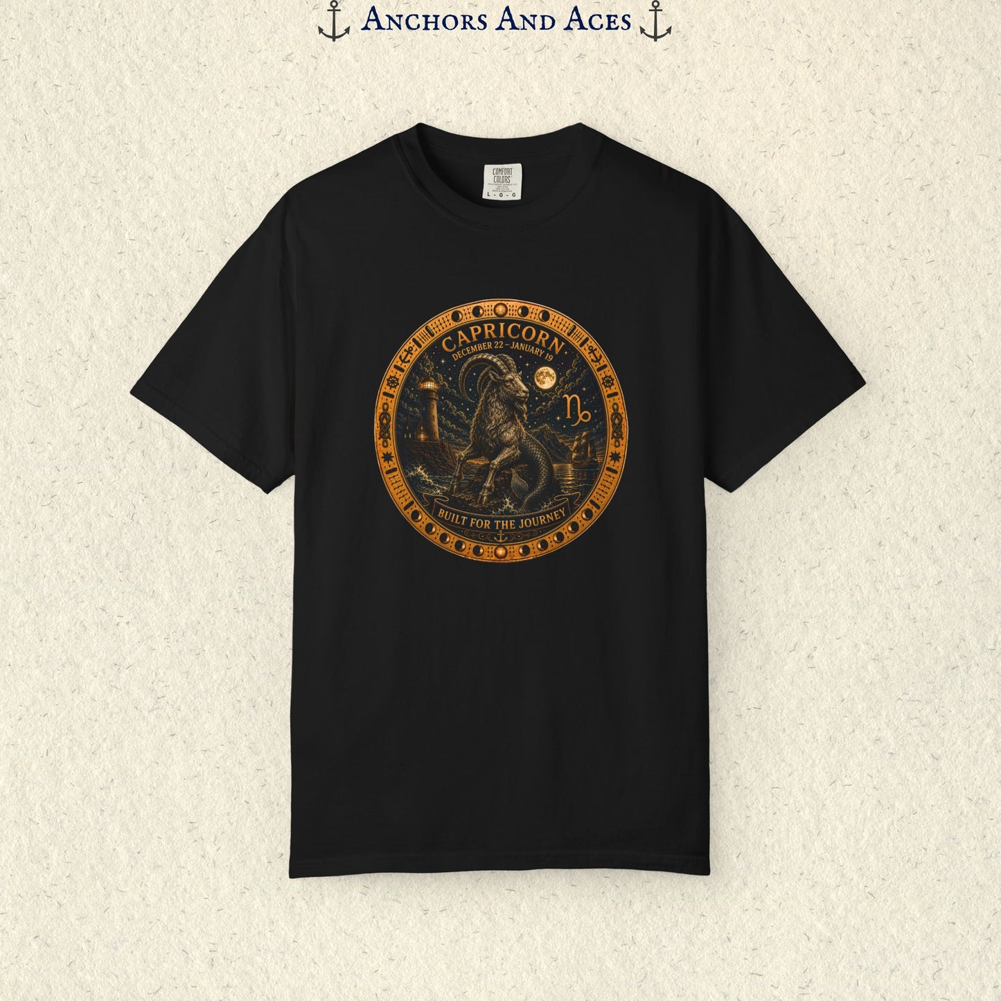 Capricorn Zodiac Shirt | Celestial Seas - Built For The Journey