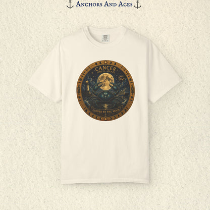 Cancer Zodiac Shirt | Celestial Seas- Guided by the Moon