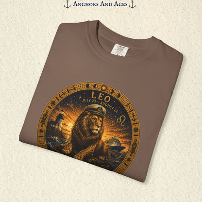 Leo Zodiac Shirt | Celestial Seas - Rule the Tide