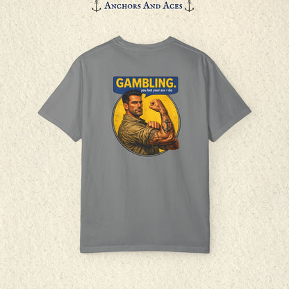 Strongman Inspired | Funny Gambling Graphic Tee (Back Print)
