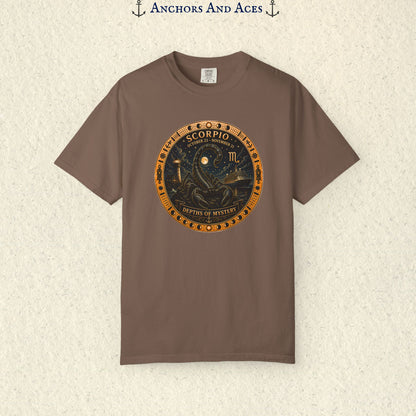 Scorpio Zodiac Shirt | Celestial Seas – Depths of Mystery