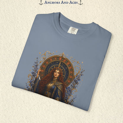 Goddess of Destiny Shirt| Art Nouveau Casino Graphic Tee| Vintage Lucky Gambling T-Shirt