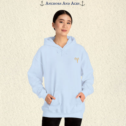 Aries Zodiac Hoodie | Celestial Seas Zodiac Hoodie Collection