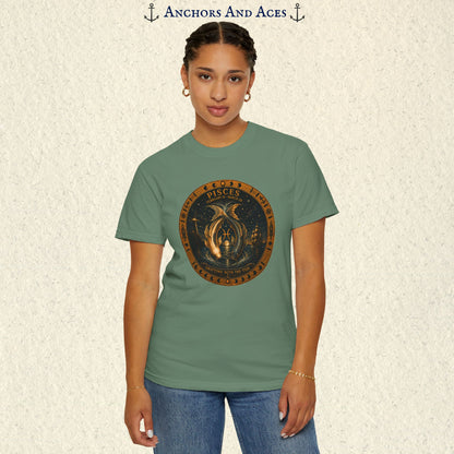 Pisces Zodiac Shirt | Celestial Seas - Drifting With The Tide