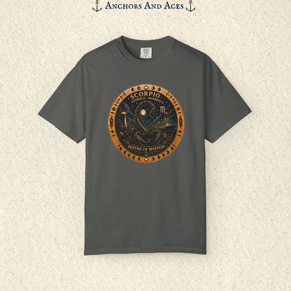 Scorpio Zodiac Shirt | Celestial Seas – Depths of Mystery