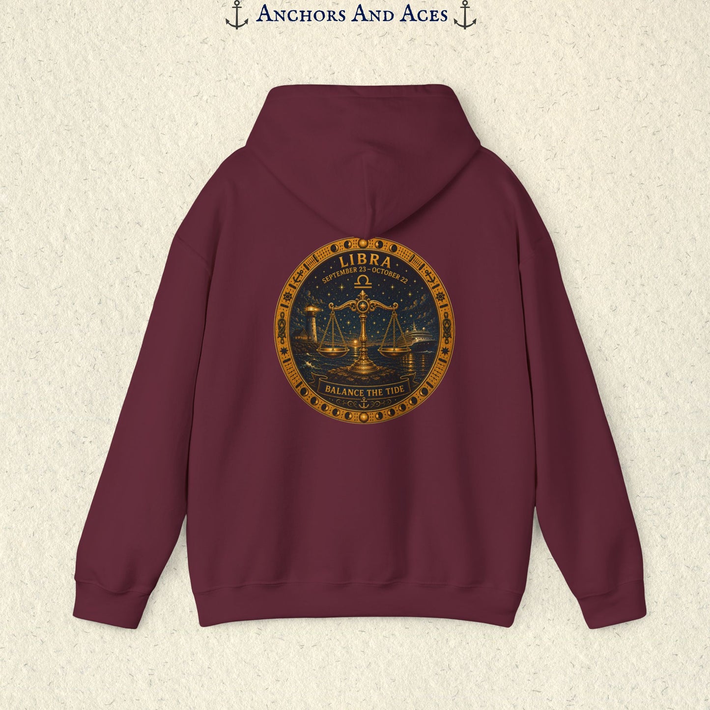 Libra Zodiac Hoodie | Celestial Seas Zodiac Hoodie Collection