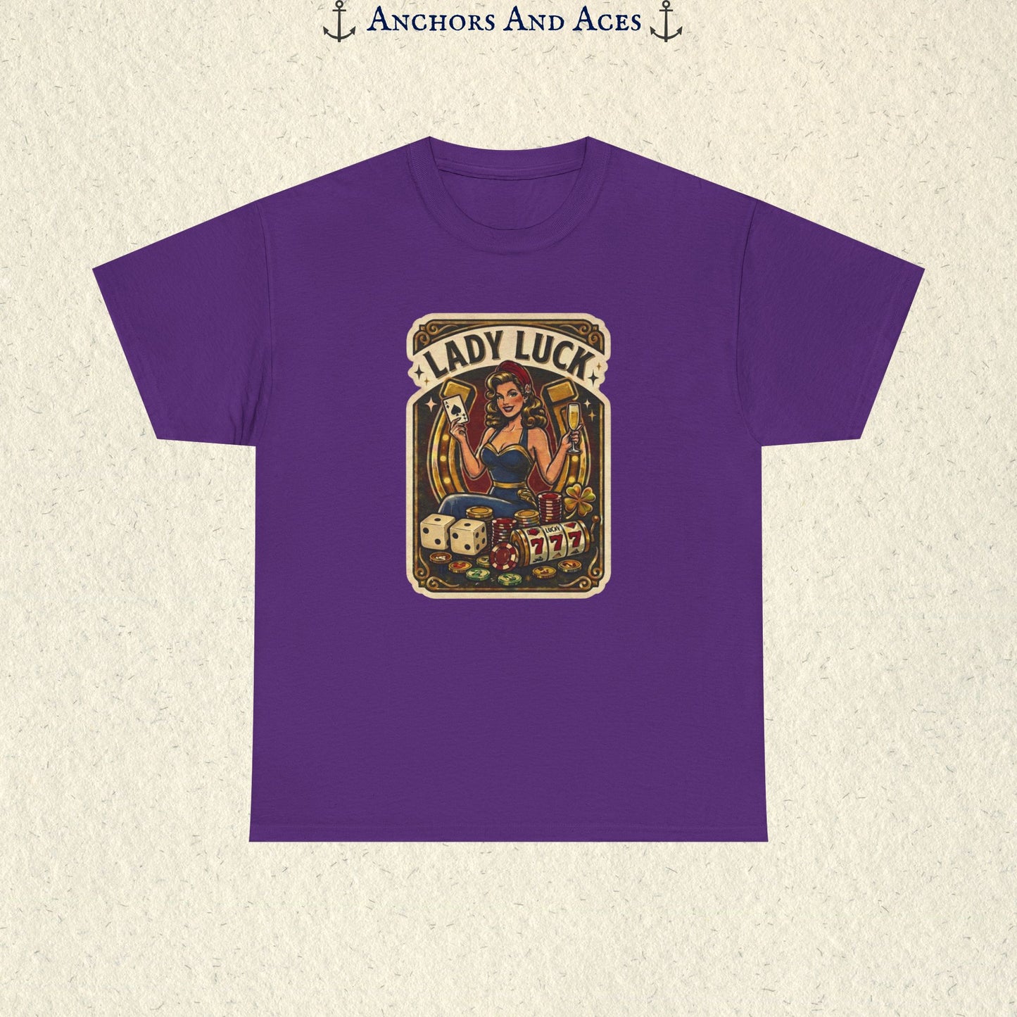 Lady Luck | Vintage Casino Graphic Tee