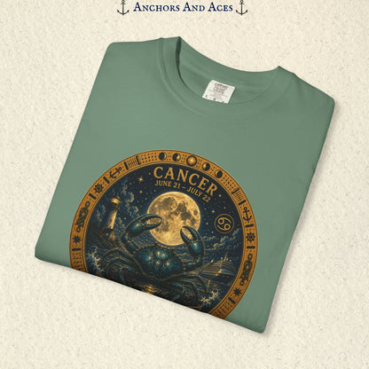 Cancer Zodiac Shirt | Celestial Seas- Guided by the Moon