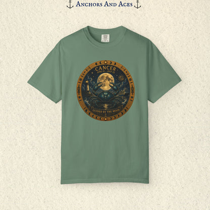 Cancer Zodiac Shirt | Celestial Seas- Guided by the Moon