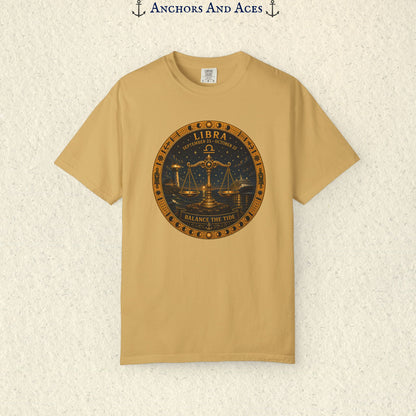 Libra Zodiac Shirt | Celestial Seas – Balance The Tide