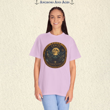 Cancer Zodiac Shirt | Celestial Seas- Guided by the Moon