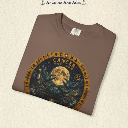 Cancer Zodiac Shirt | Celestial Seas- Guided by the Moon