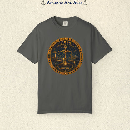 Libra Zodiac Shirt | Celestial Seas – Balance The Tide