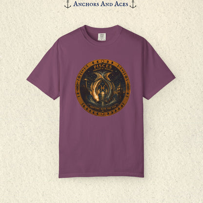 Pisces Zodiac Shirt | Celestial Seas - Drifting With The Tide