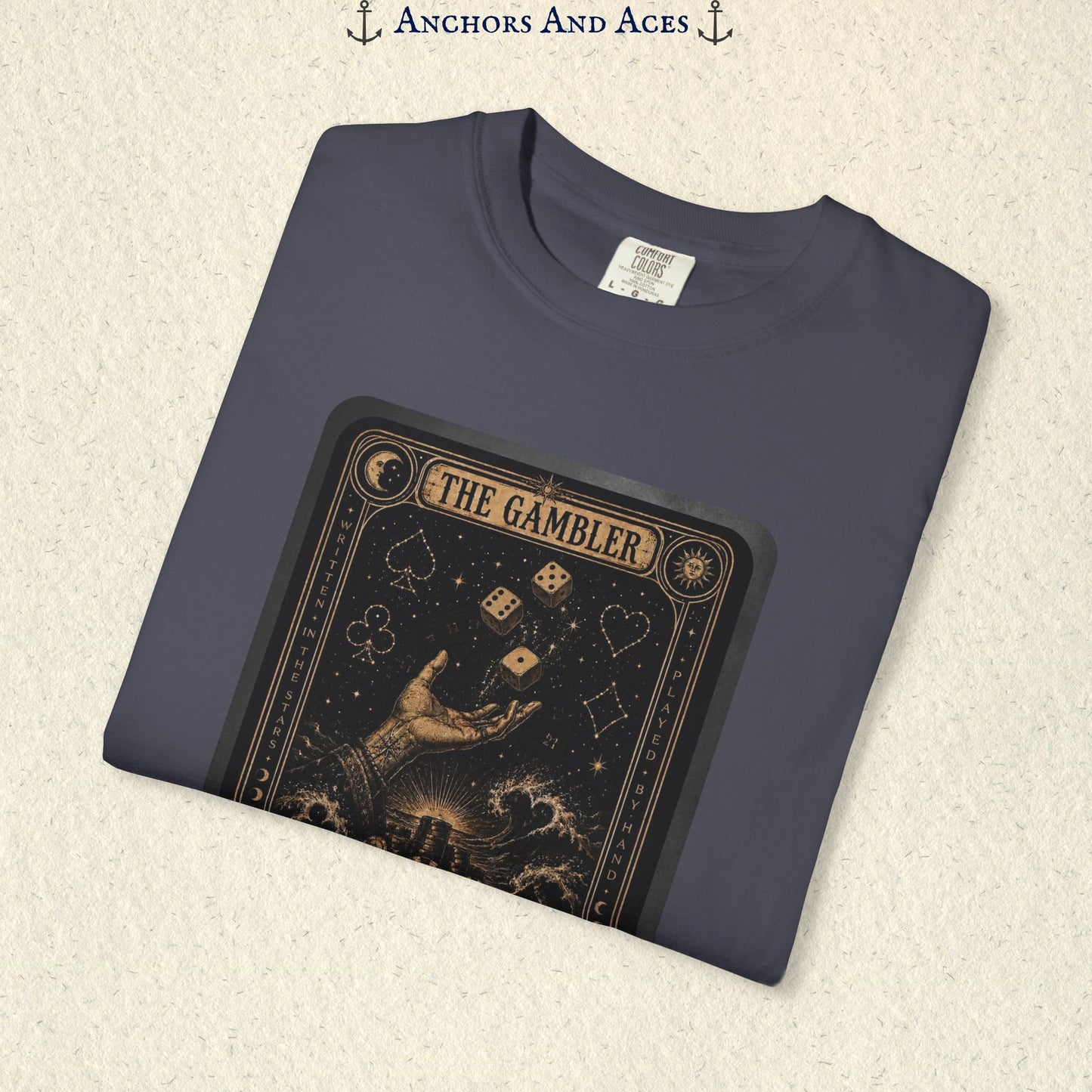 The Gambler Tarot Card Shirt | Vintage Casino Graphic Tee