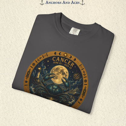 Cancer Zodiac Shirt | Celestial Seas- Guided by the Moon